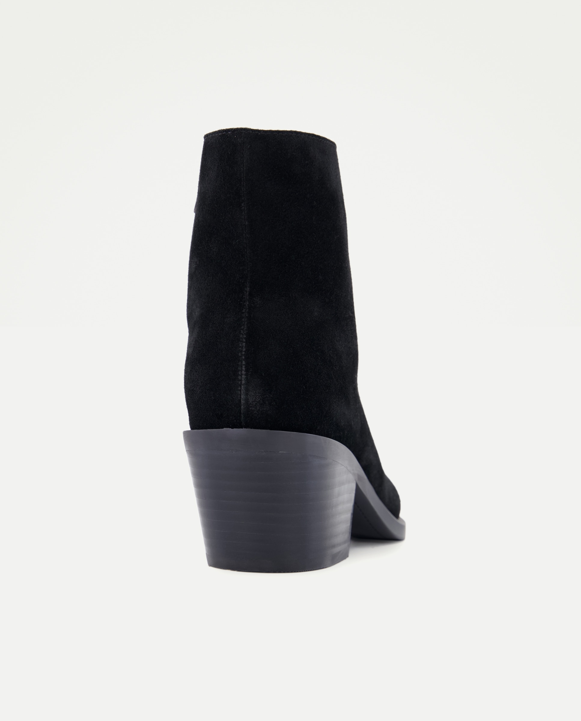 Bota de mujer tacón cowboy cremallera - Tintoretto - Negro Negro-3