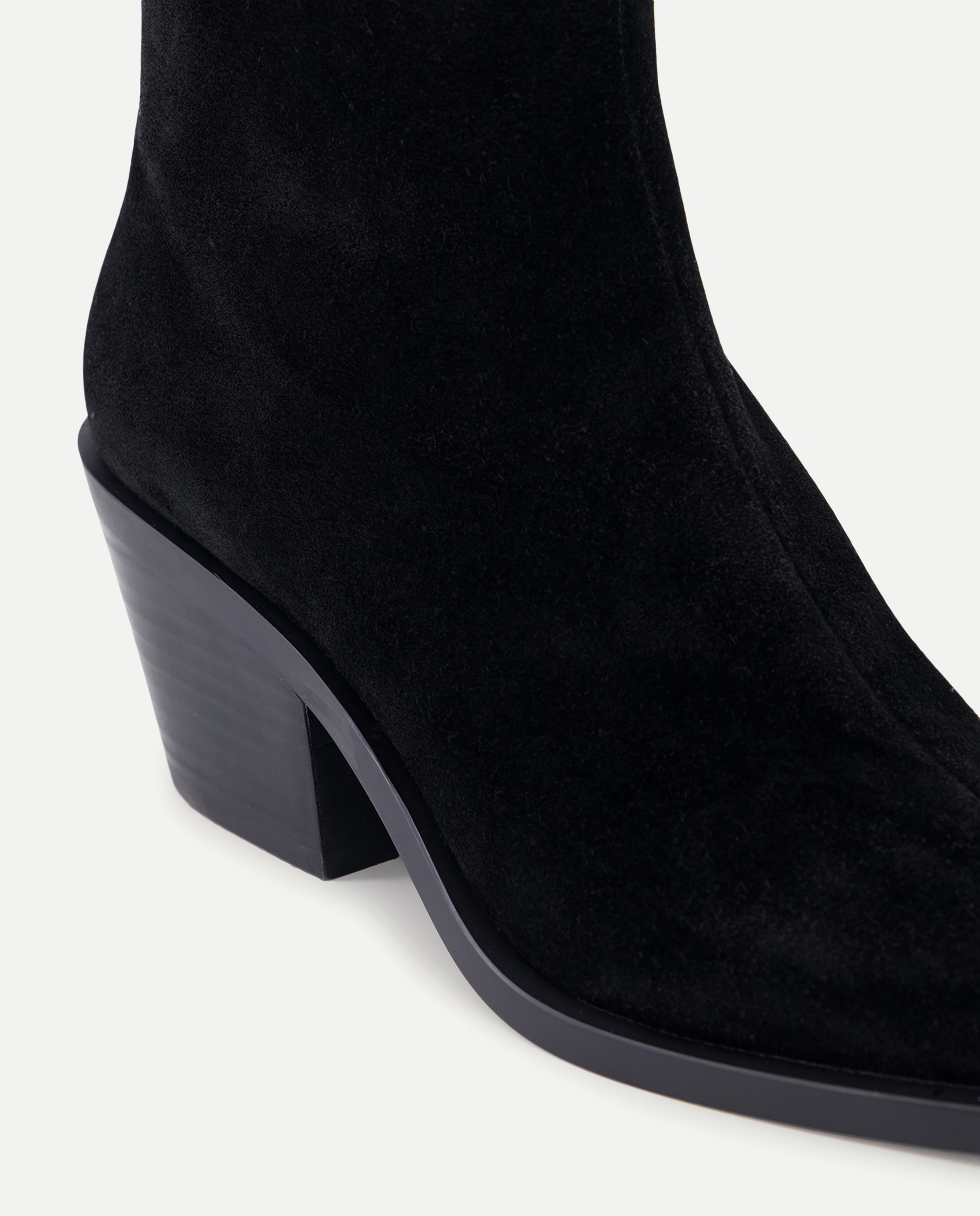 Bota de mujer tacón cowboy cremallera - Tintoretto - Negro Negro-5