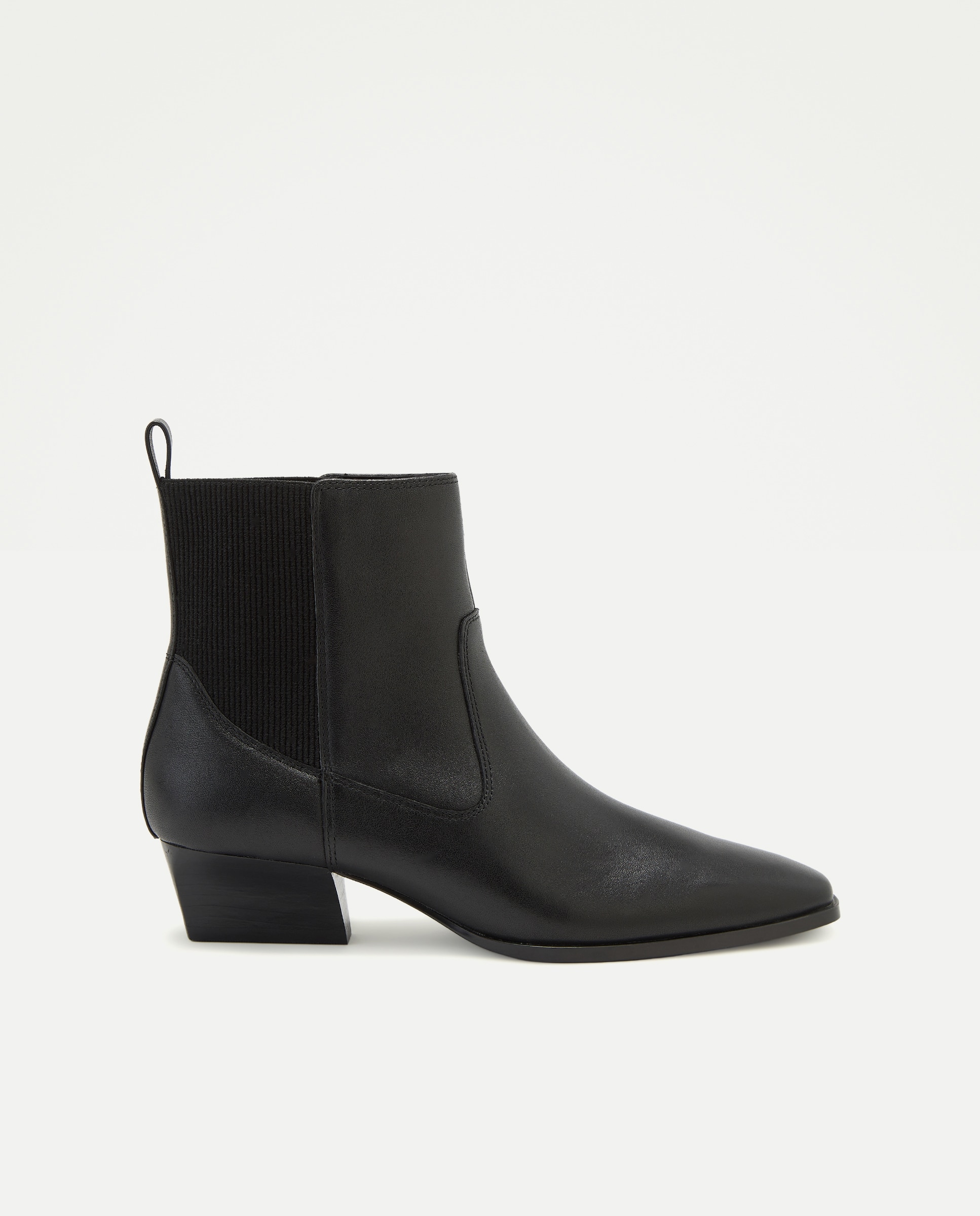 Bota de mujer tacón chelsea masculino - Tintoretto - Negro Negro-1