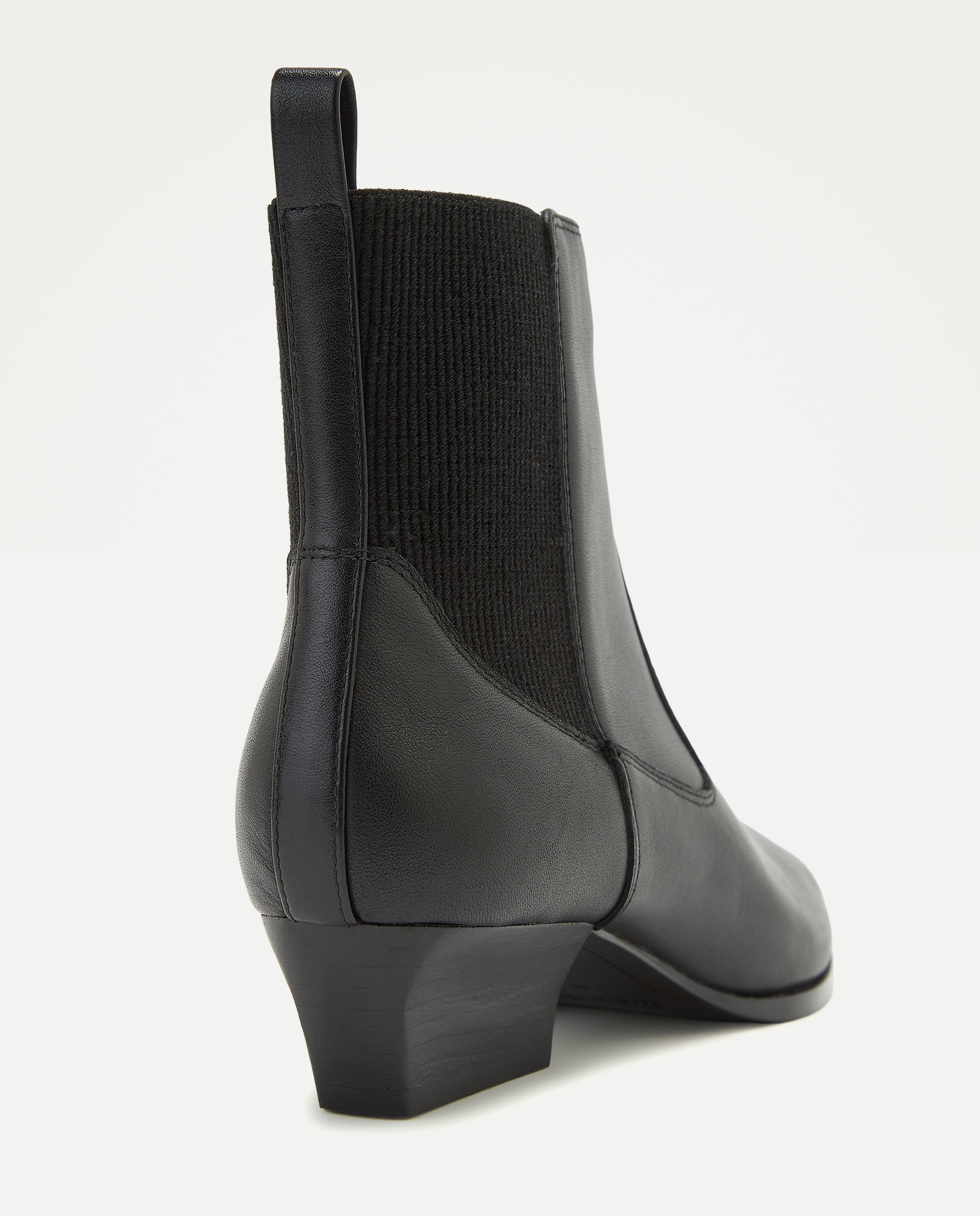 Bota de mujer tacón chelsea masculino - Tintoretto - Negro Negro-3