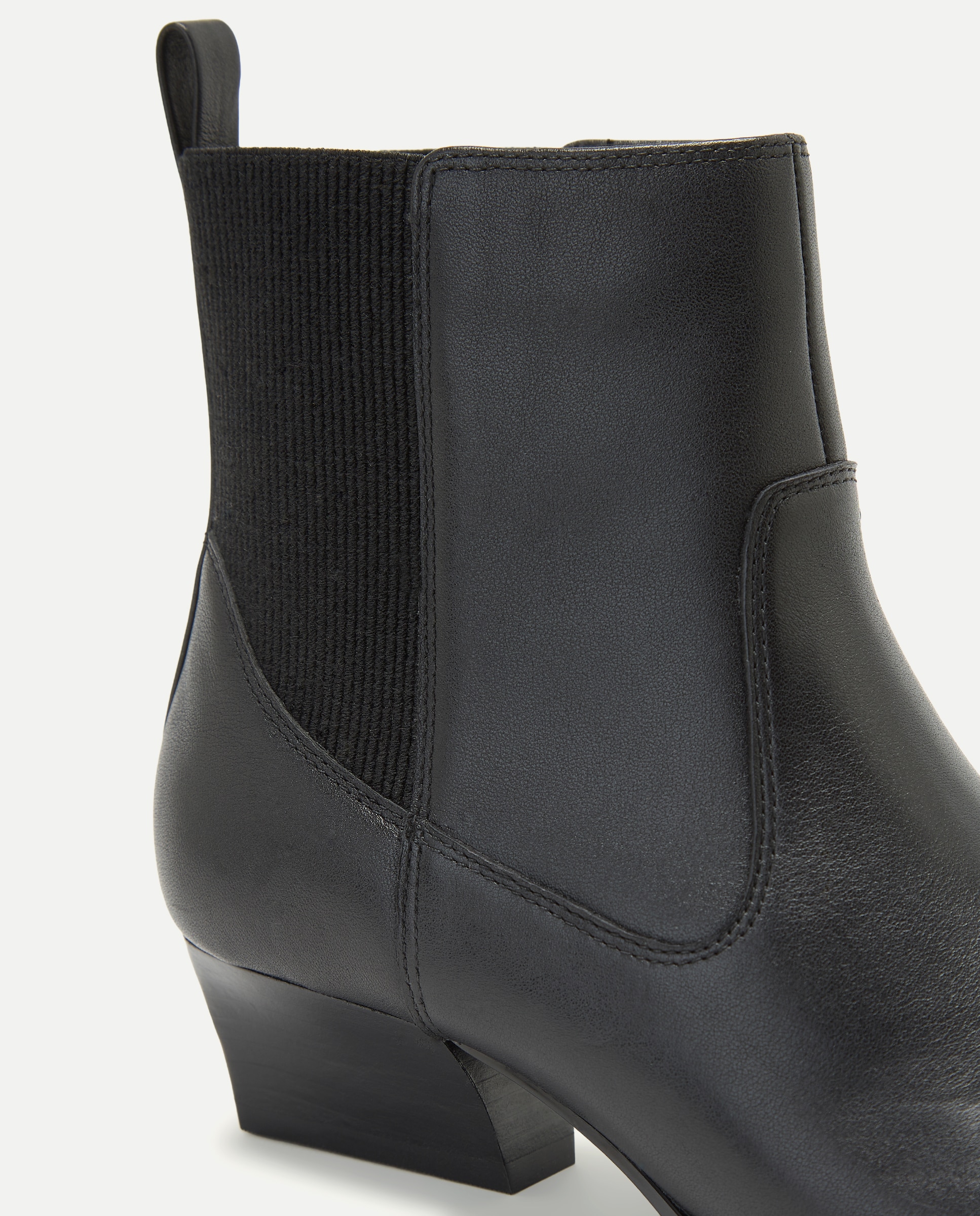 Bota de mujer tacón chelsea masculino - Tintoretto - Negro Negro-5