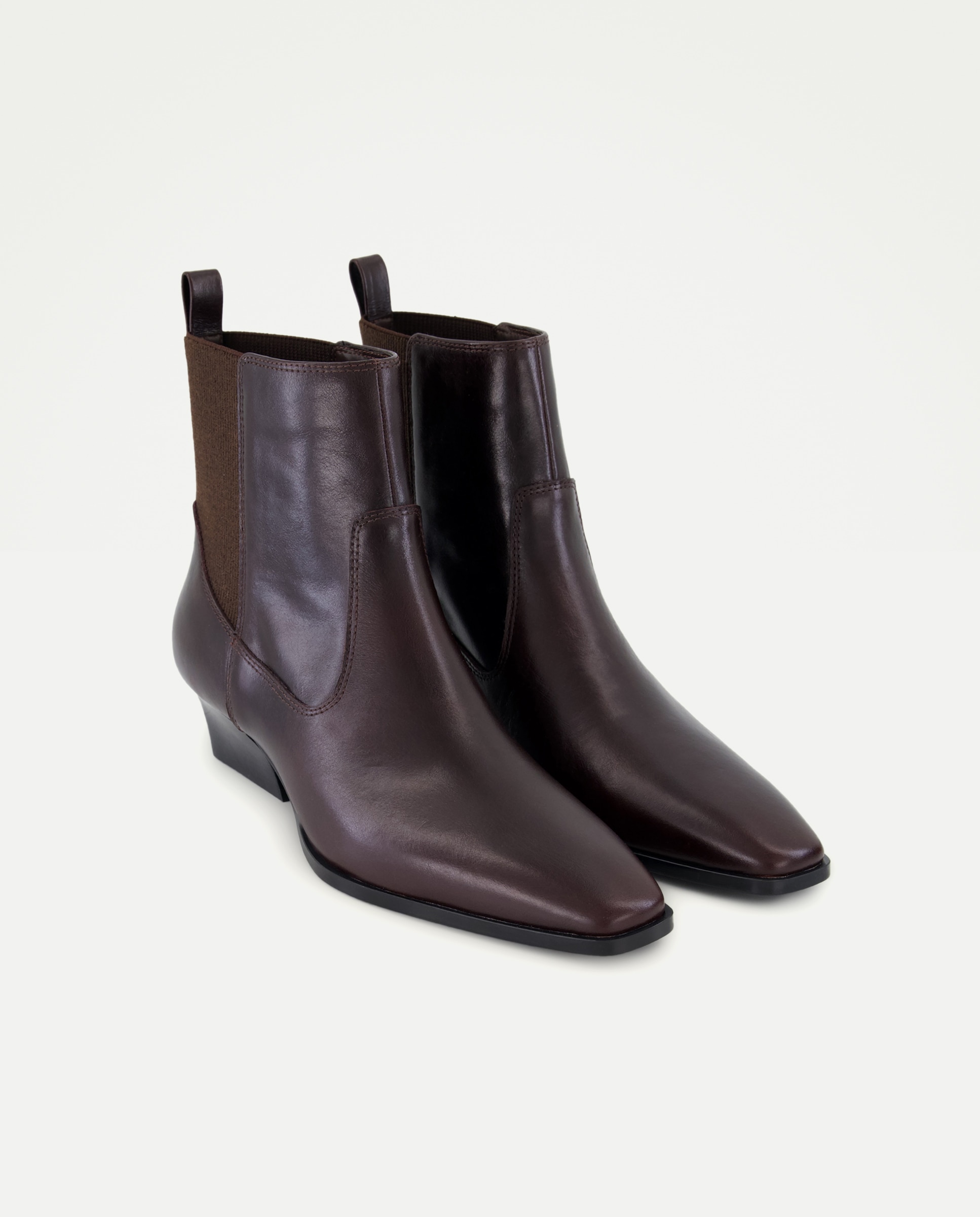 Botas de Salto Chelsea Masculino Castanho-2