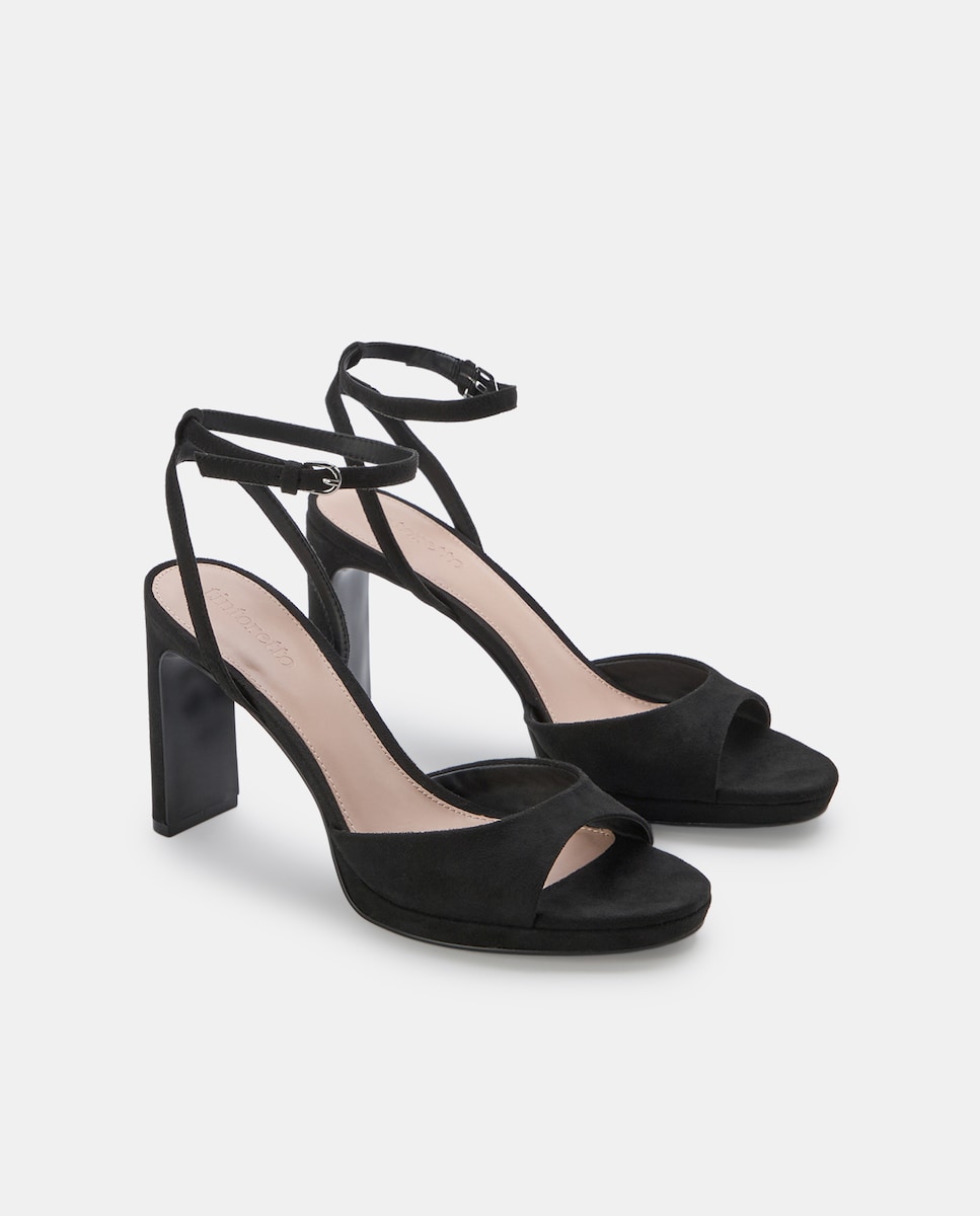 Sandálias de Salto com Plataforma 800 Preto-2