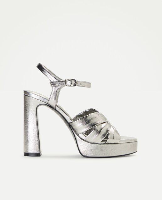 Sandalias de tacón de mujer con plataforma