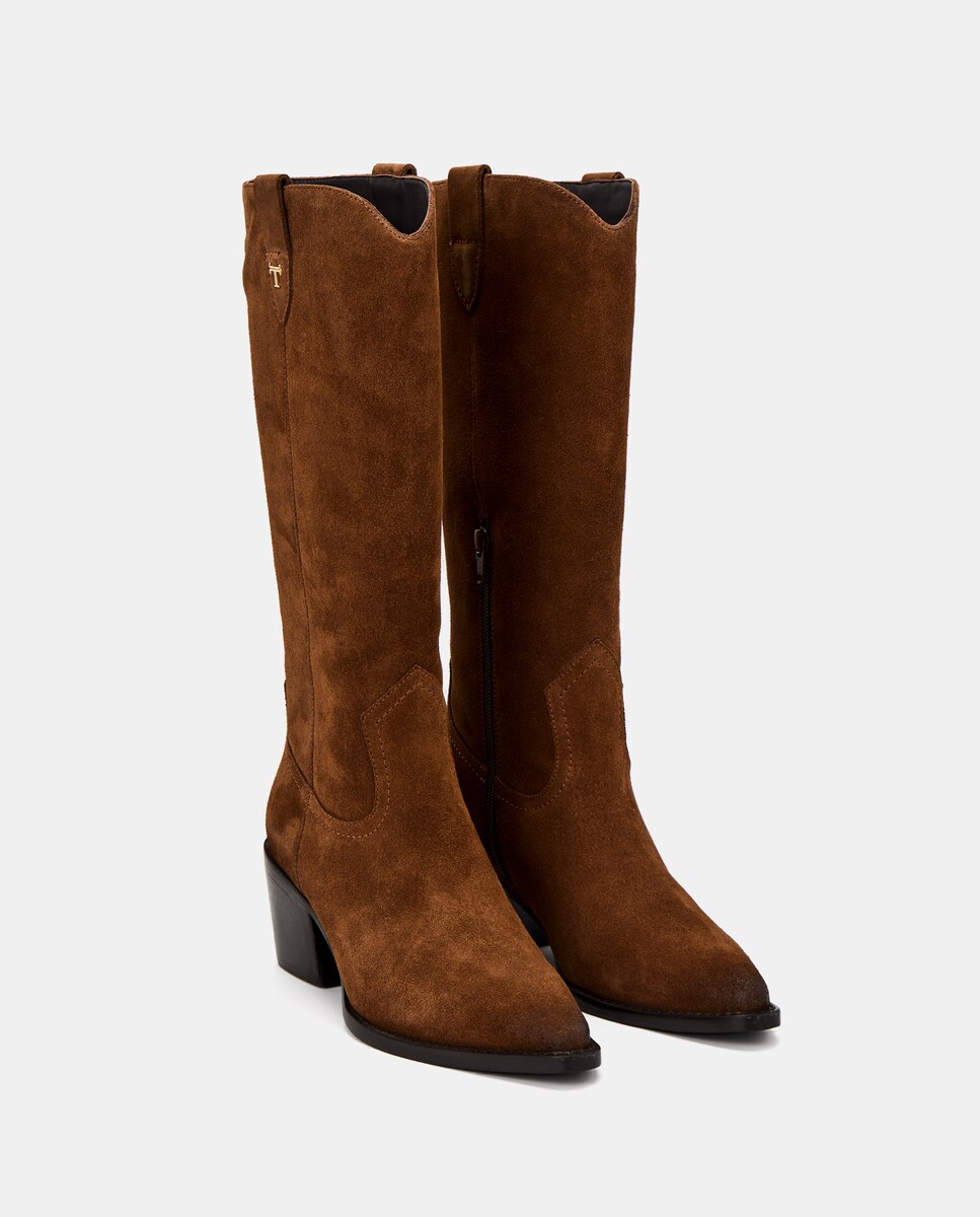 Botas Estilo Cowboy 700 Castanho-2