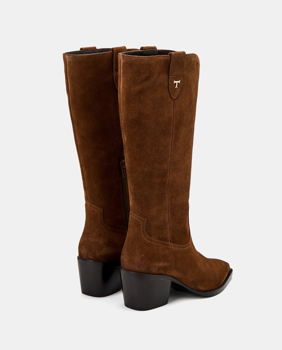 Botas Estilo Cowboy 700 Castanho-3