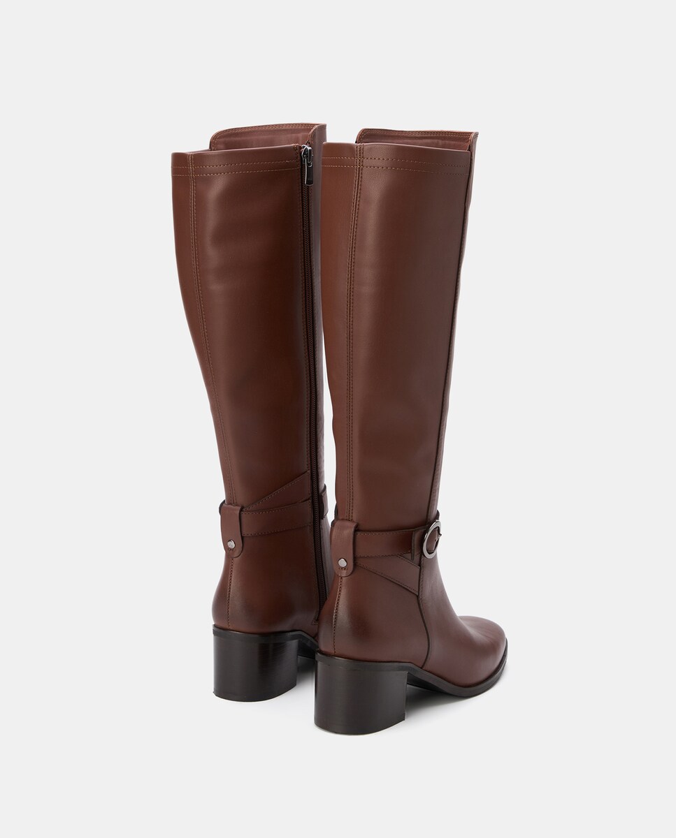 Botas de tacão Castanho-3