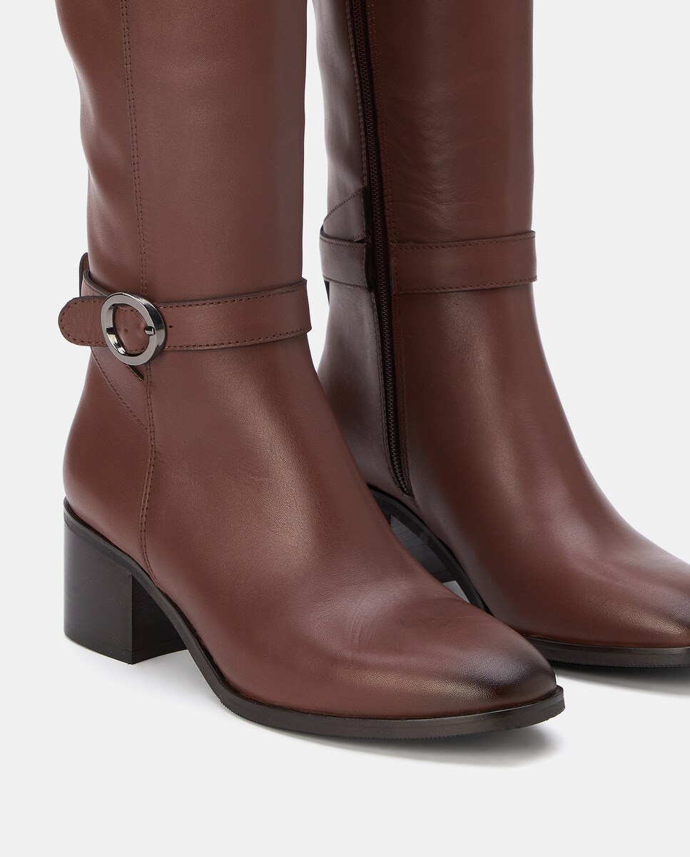 Botas de tacão Castanho-4