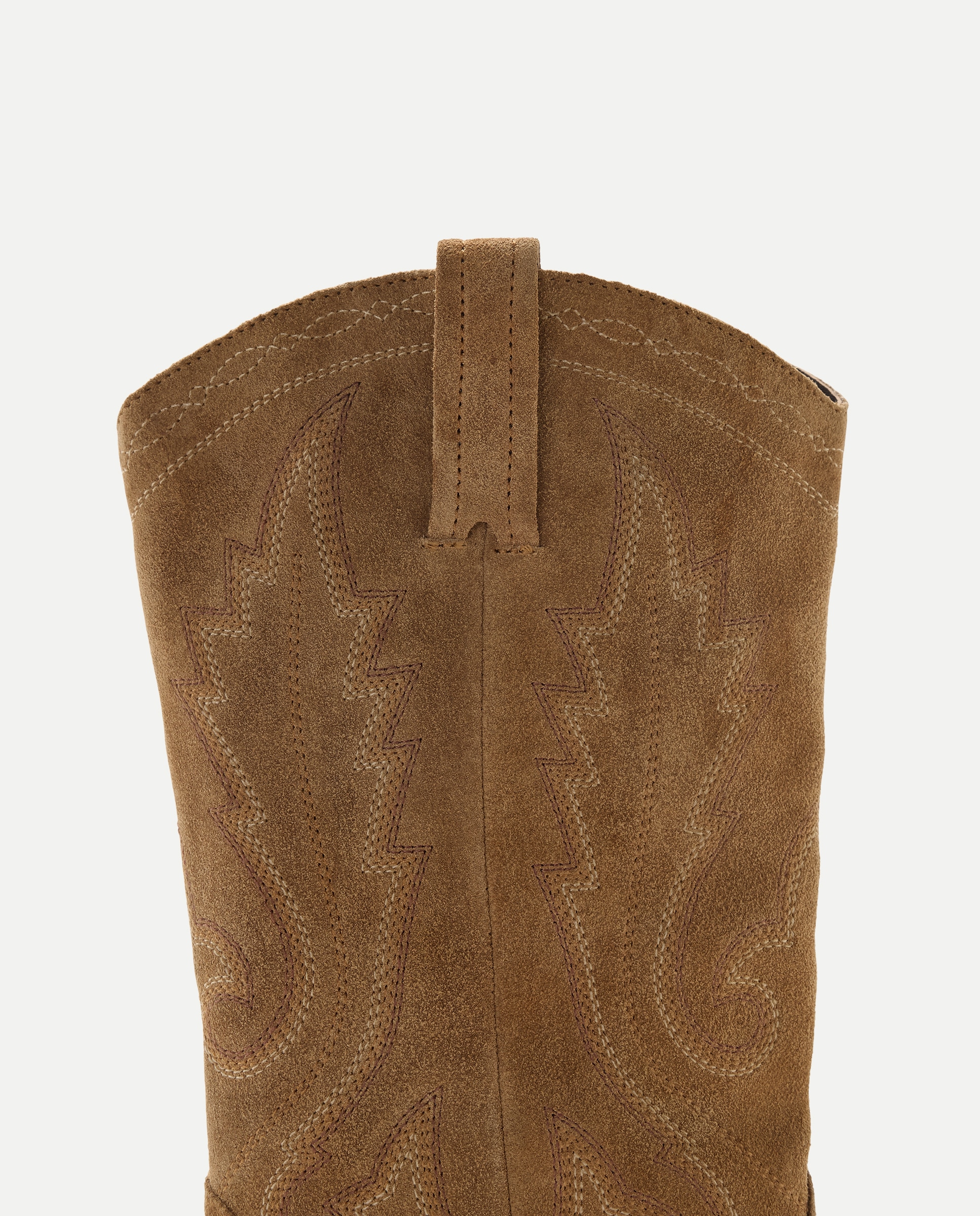 Botas Cowboy de Salto com Bordados 730 Camel-5