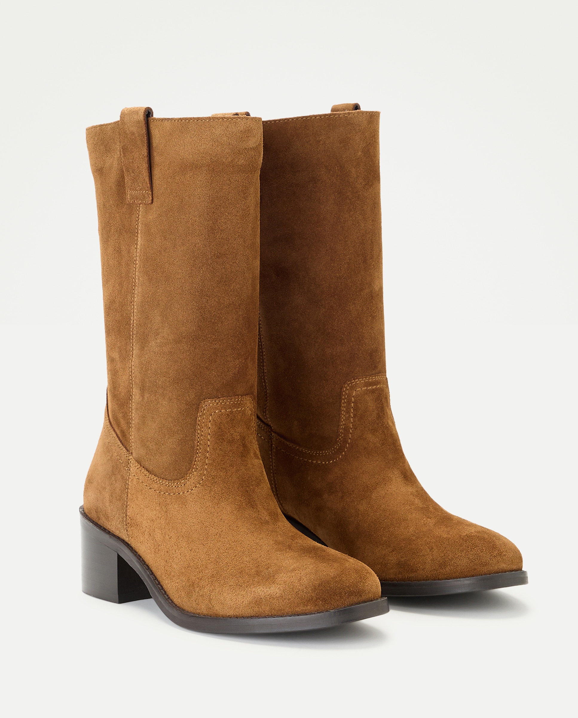 Botas de Tacão Biker 730 Camel-2