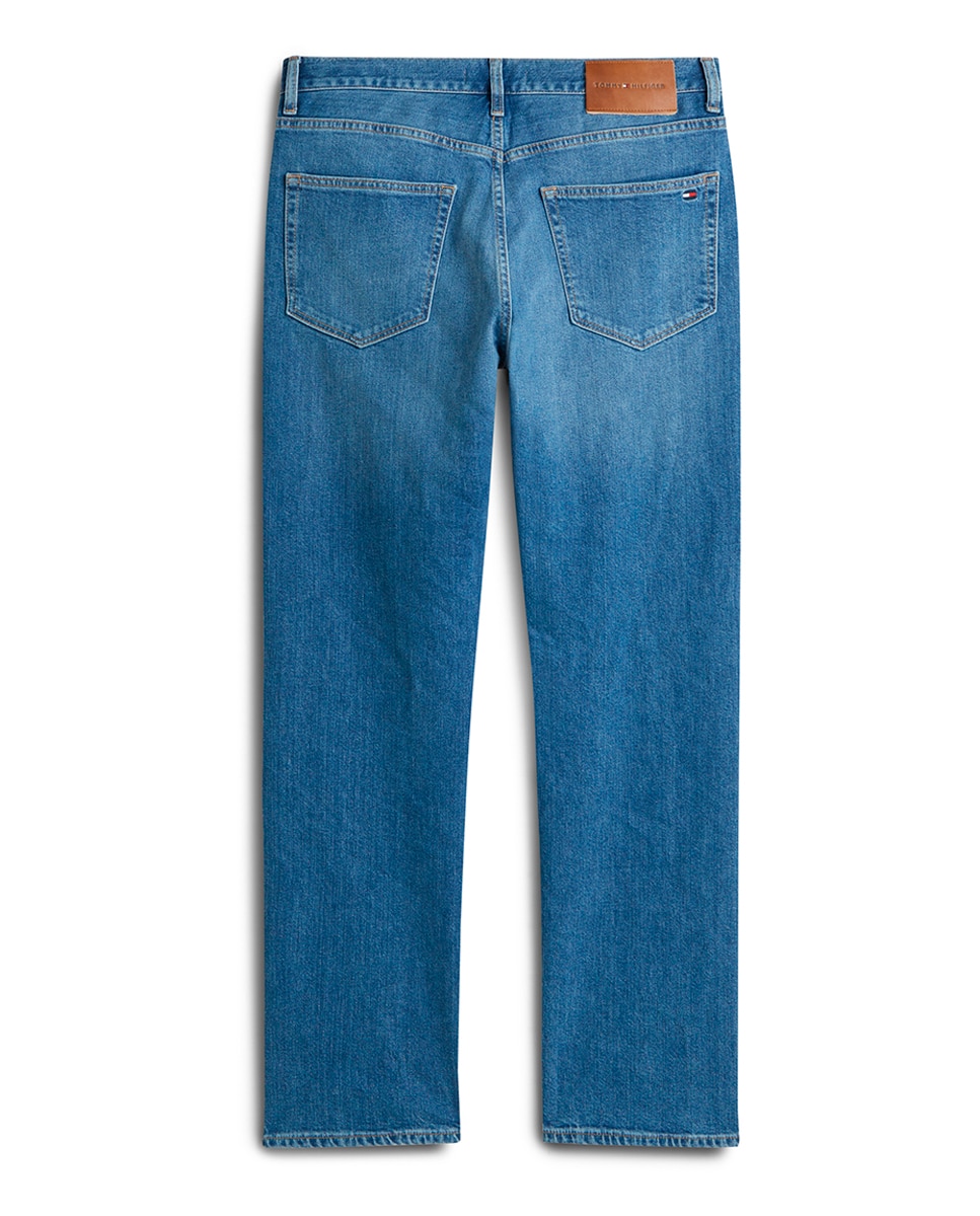 Jeans Straight Fit Lisas Denton Azul-6