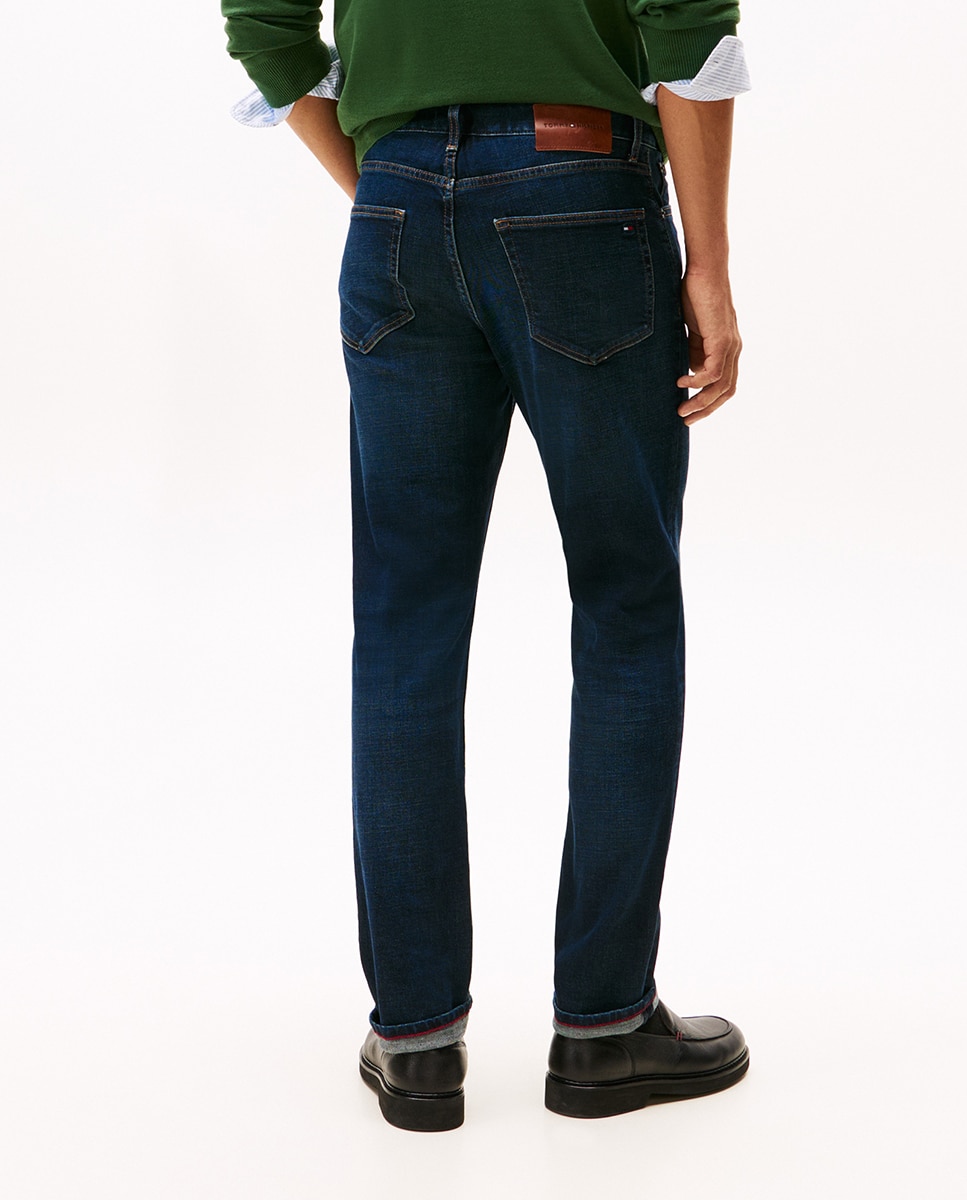 Jeans Straight Fit Lisas Denton Azul-índigo-3