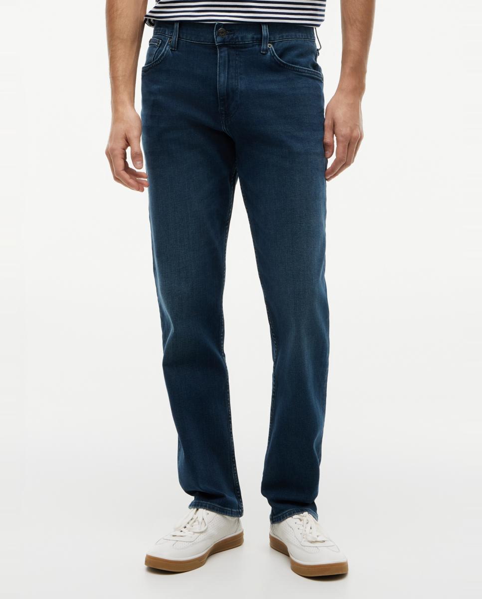 Jeans Straight Fit Lisas Denton Azul-marinho-2