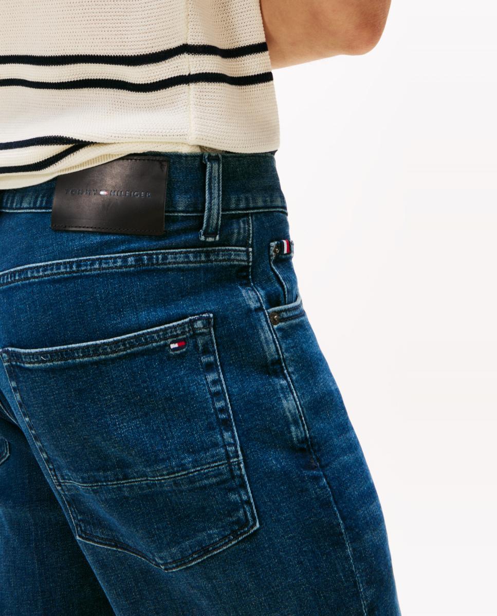 Jeans Straight Fit Lisas Denton Azul-marinho-4