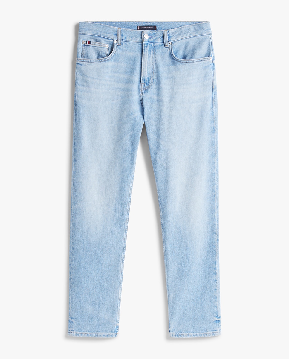 Jeans Straight Denton Fit Azul-5
