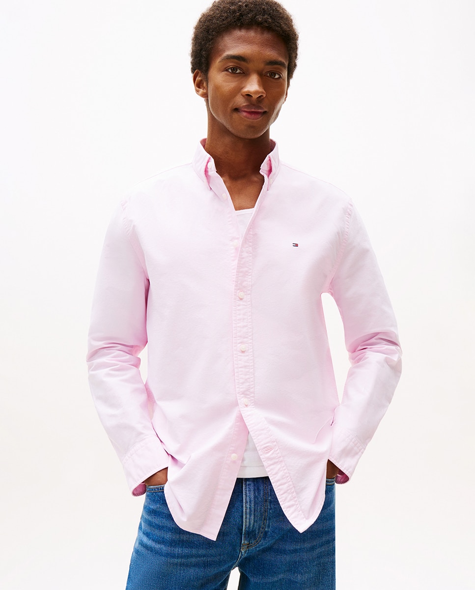 Imagem 0 de Camisa Lisa Heritage Oxford de Manga Comprida