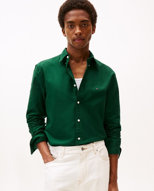 Imagem 0 de Camisa Lisa Heritage Oxford de Manga Comprida