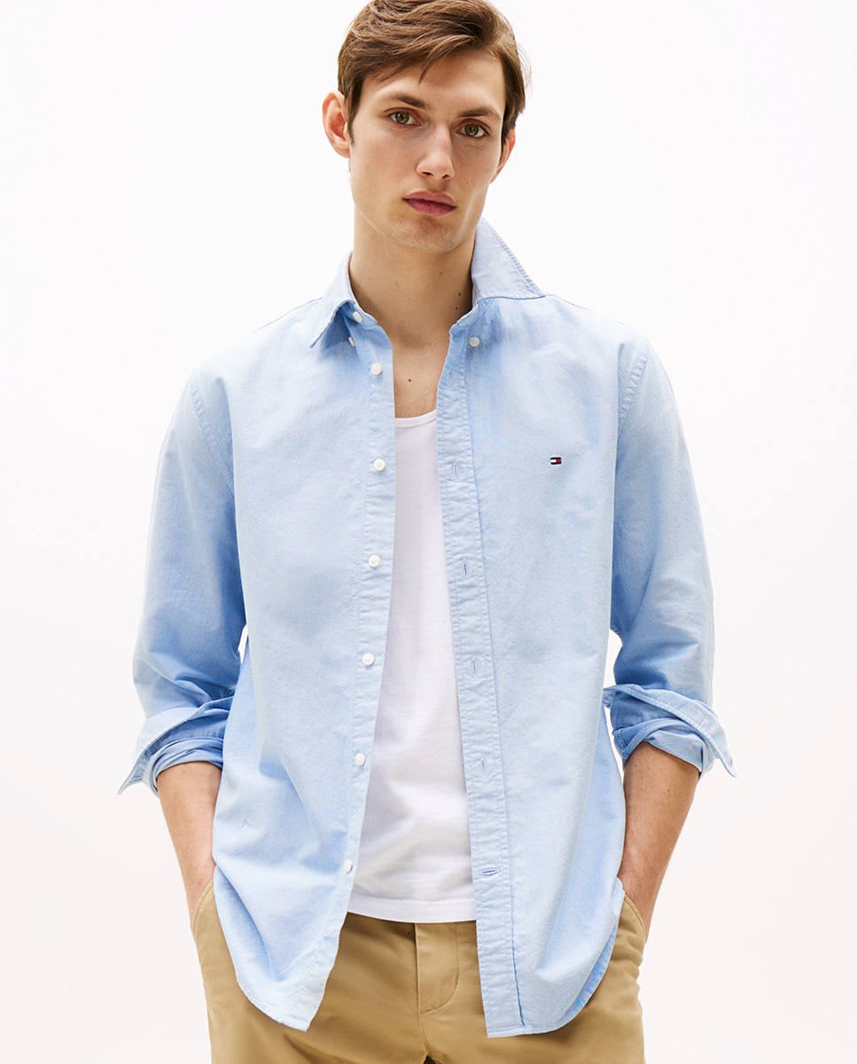 Imagem 0 de Camisa Lisa Heritage Oxford de Manga Comprida