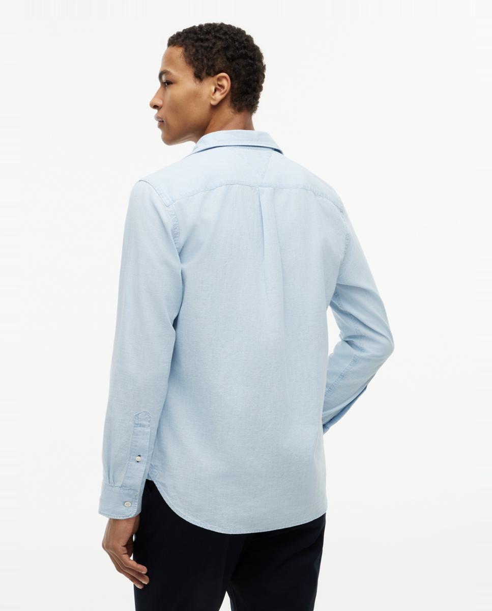 Camisa de Chambray Azul-celeste-2
