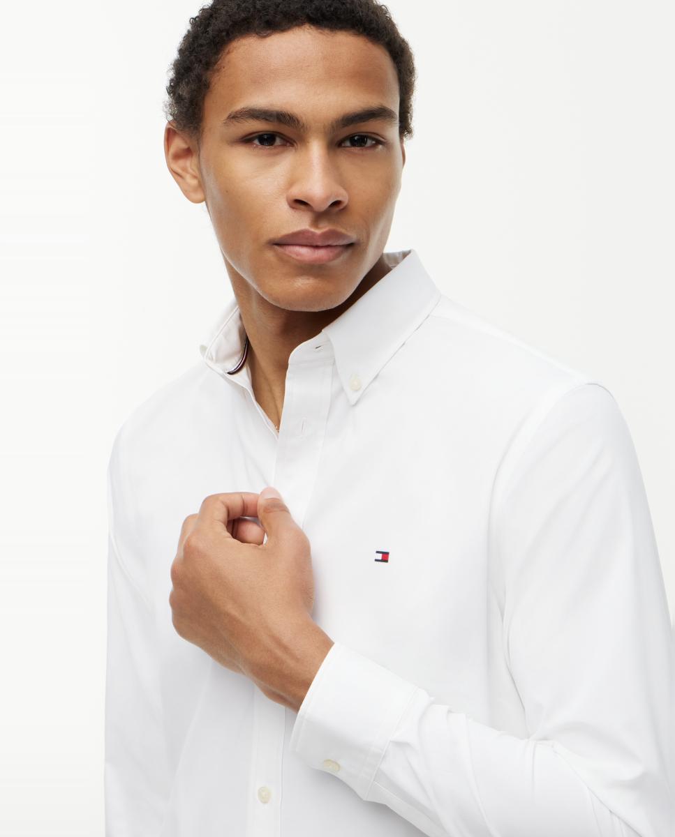 Camisa Performance de Popelina Branco-3