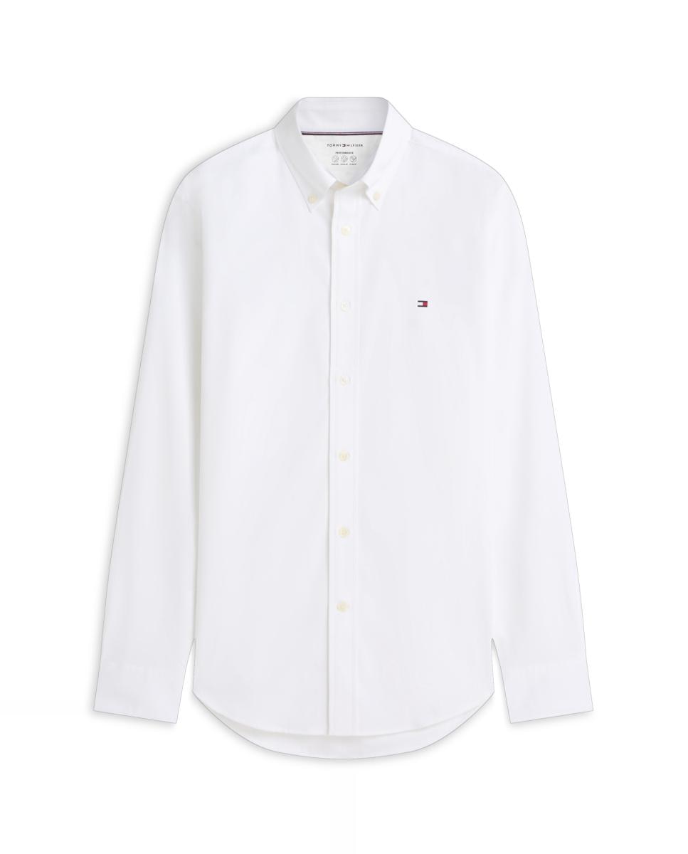 Camisa Performance de Popelina Branco-4