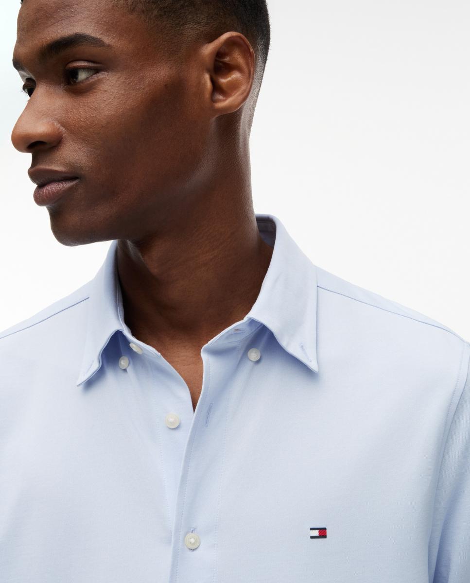 Camisa Performance Oxford Azul-celeste-3