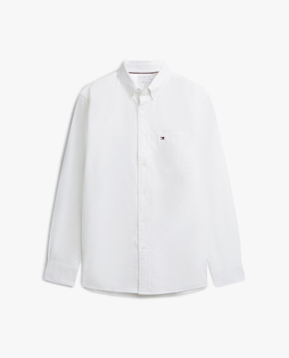 Imagem 0 de Camisa Oxford Dobby com Bolso