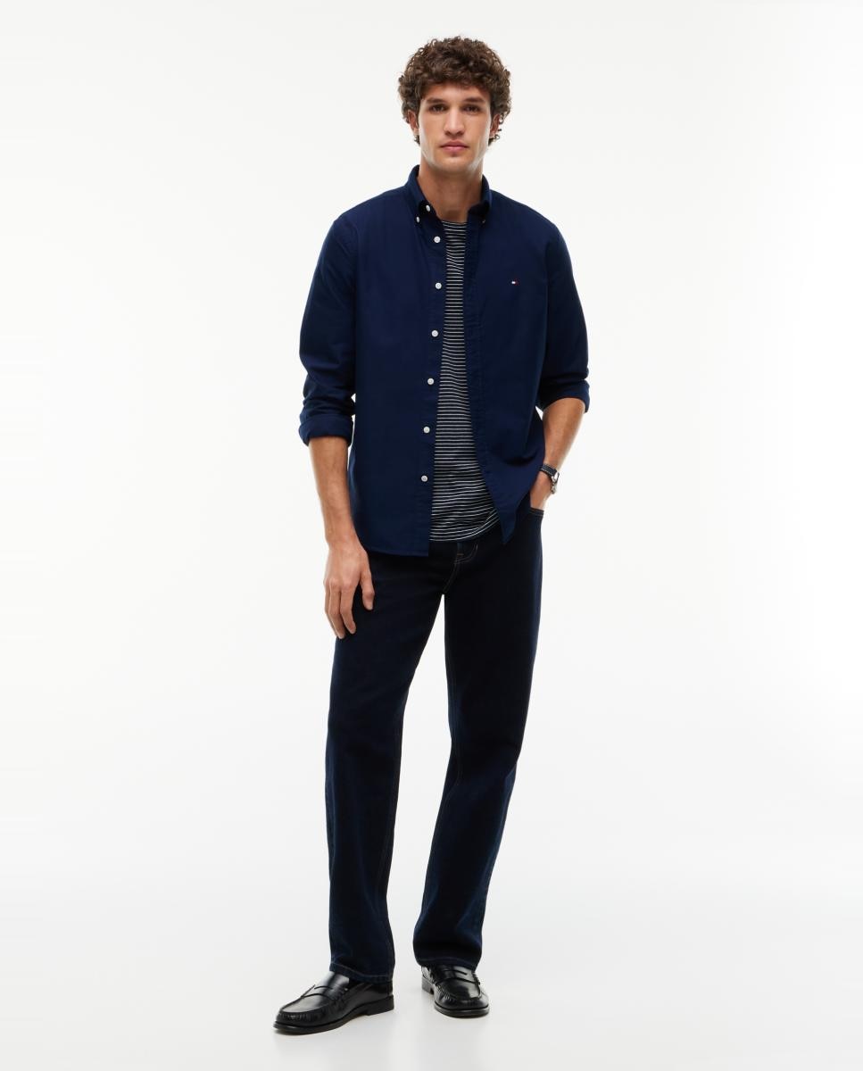 Camisa lisa Heritage Oxford de hombre en manga larga - Tommy Hilfiger - Multicolor Multicolor-5