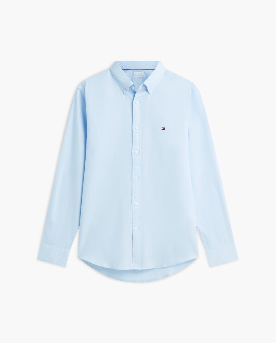 Camisa Tipo Dobby Lisa Azul-claro-4