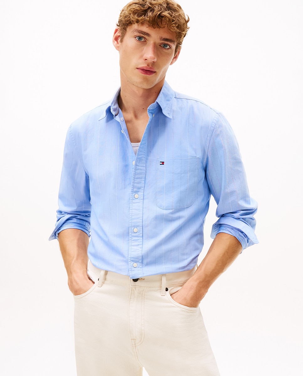 Imagem 0 de Camisa Oxford Estampada