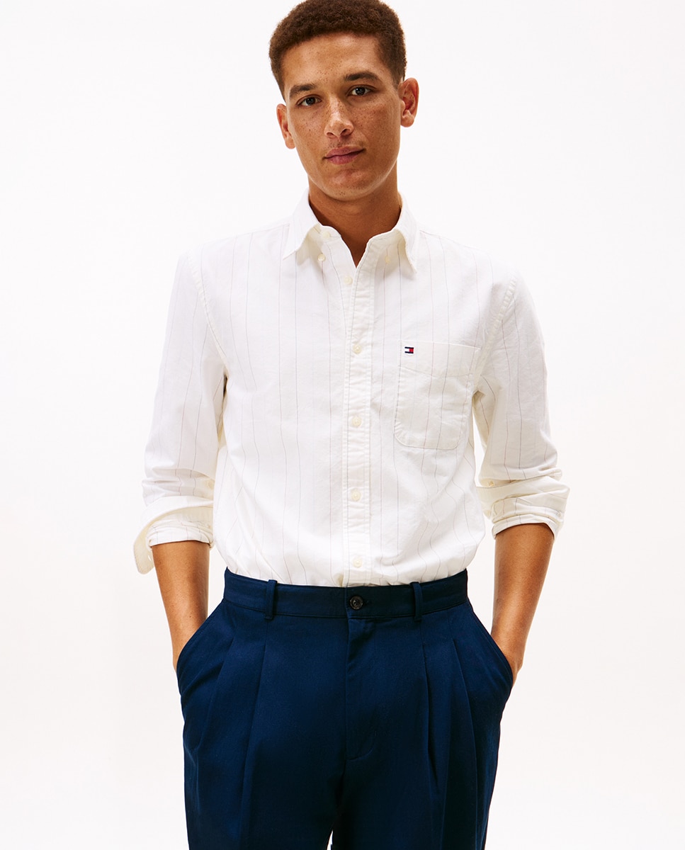 Imagem 0 de Camisa Oxford Estampada
