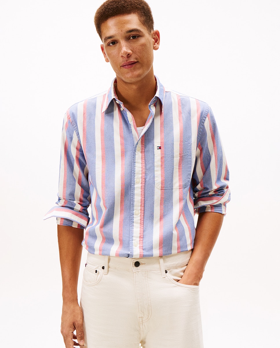 Imagem 0 de Camisa Oxford Estampada