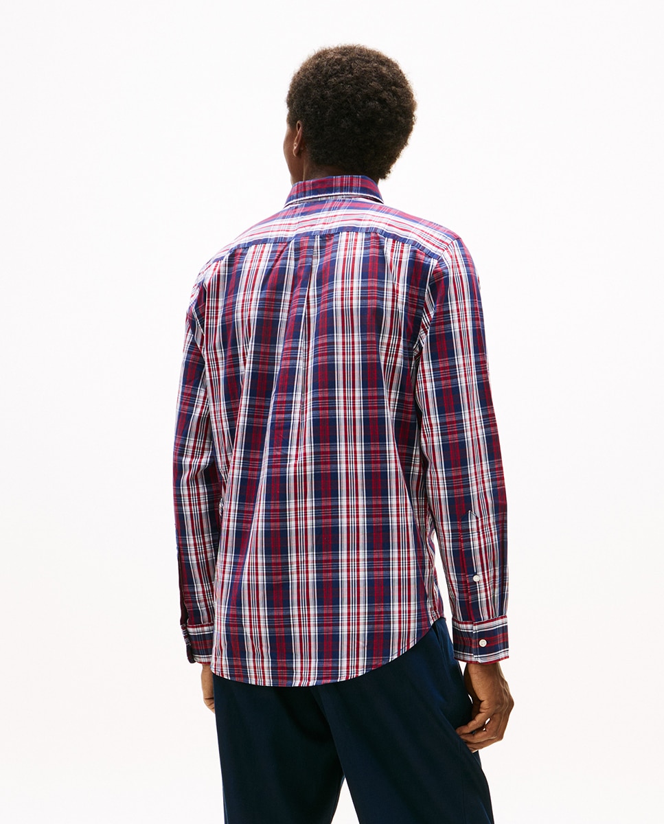 Camisa Estampada de Popelina Multicolor-2