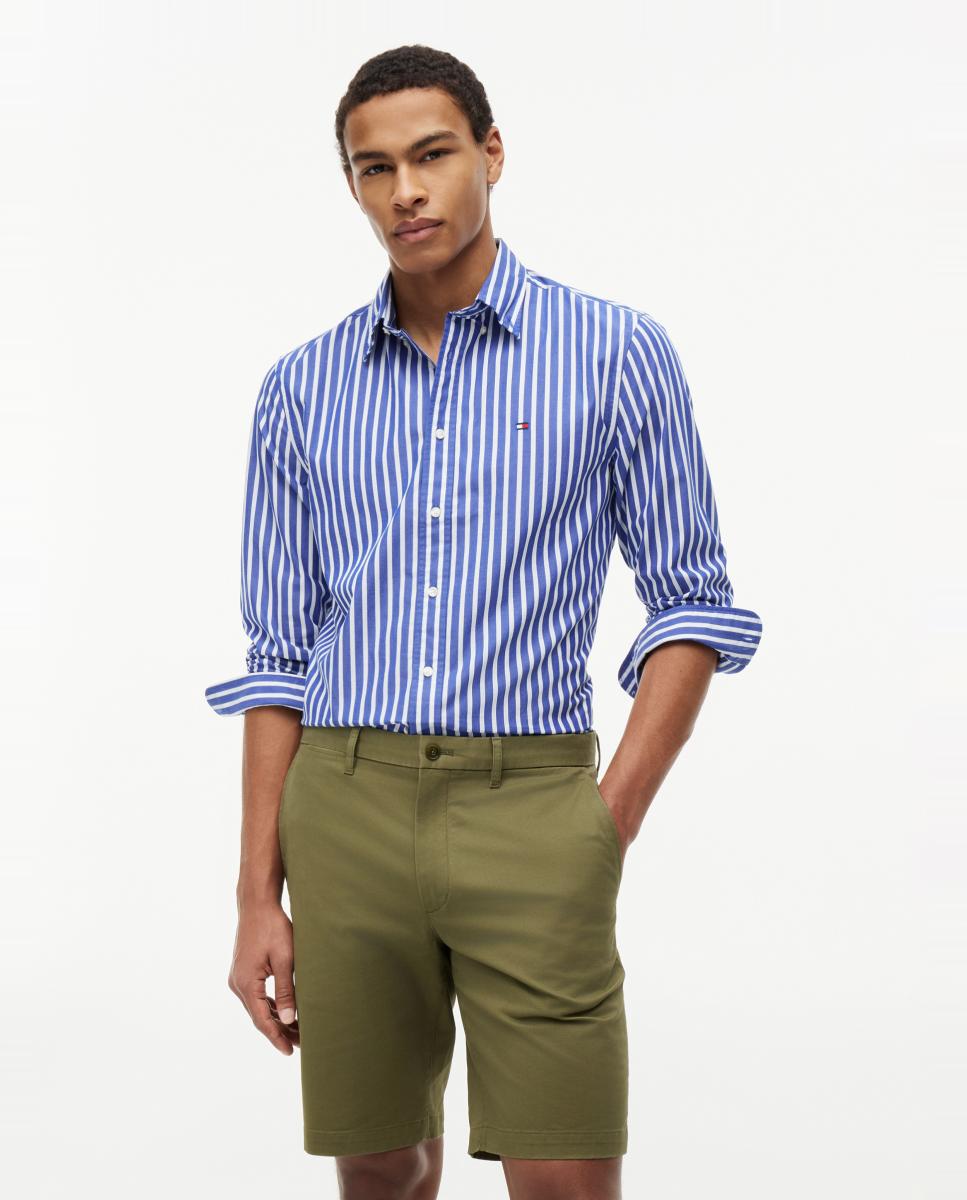 Camisa de caballero en popelín estampado - Tommy Hilfiger - Azul marino Azul marino-1