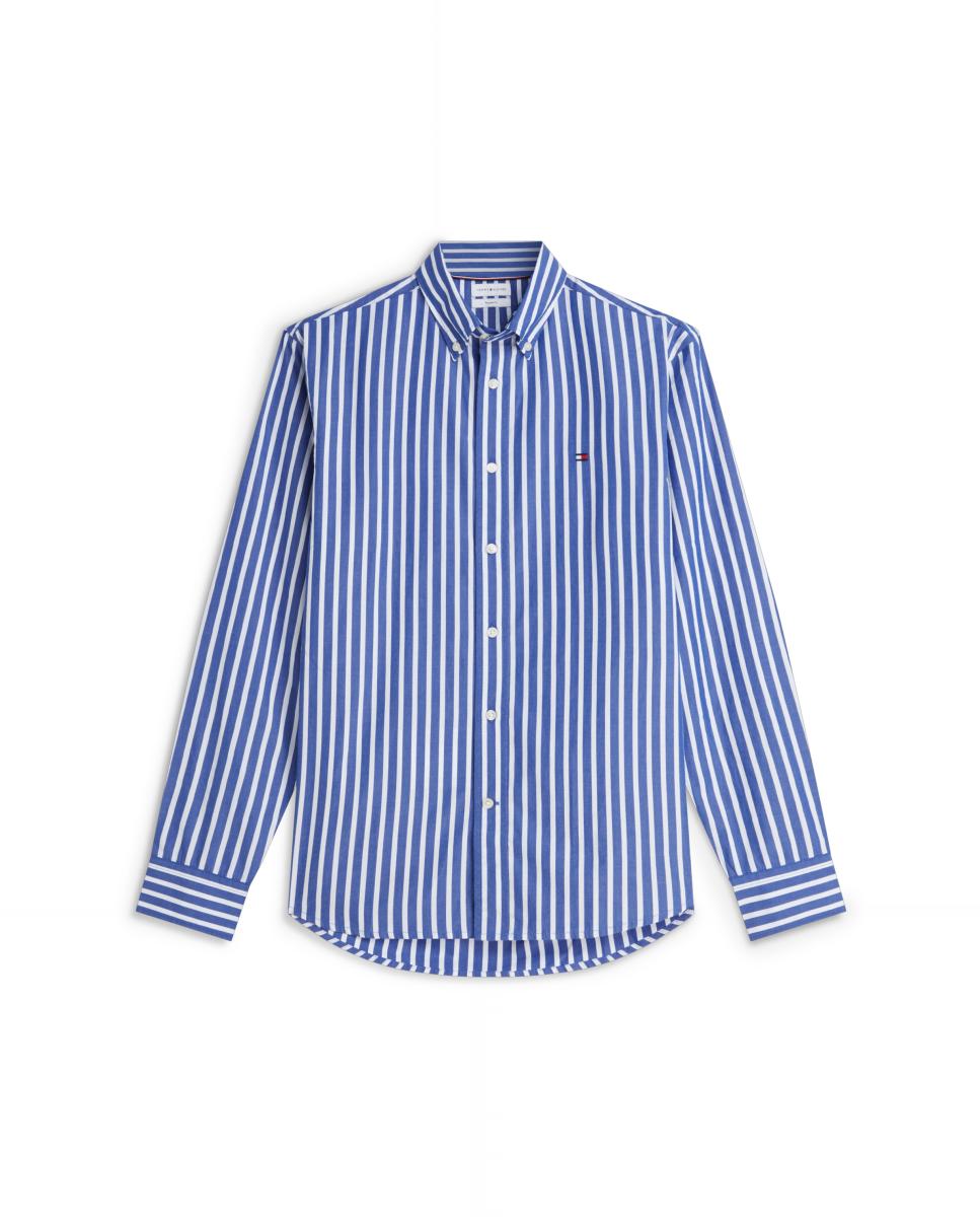 Camisa de caballero en popelín estampado - Tommy Hilfiger - Azul marino Azul marino-4