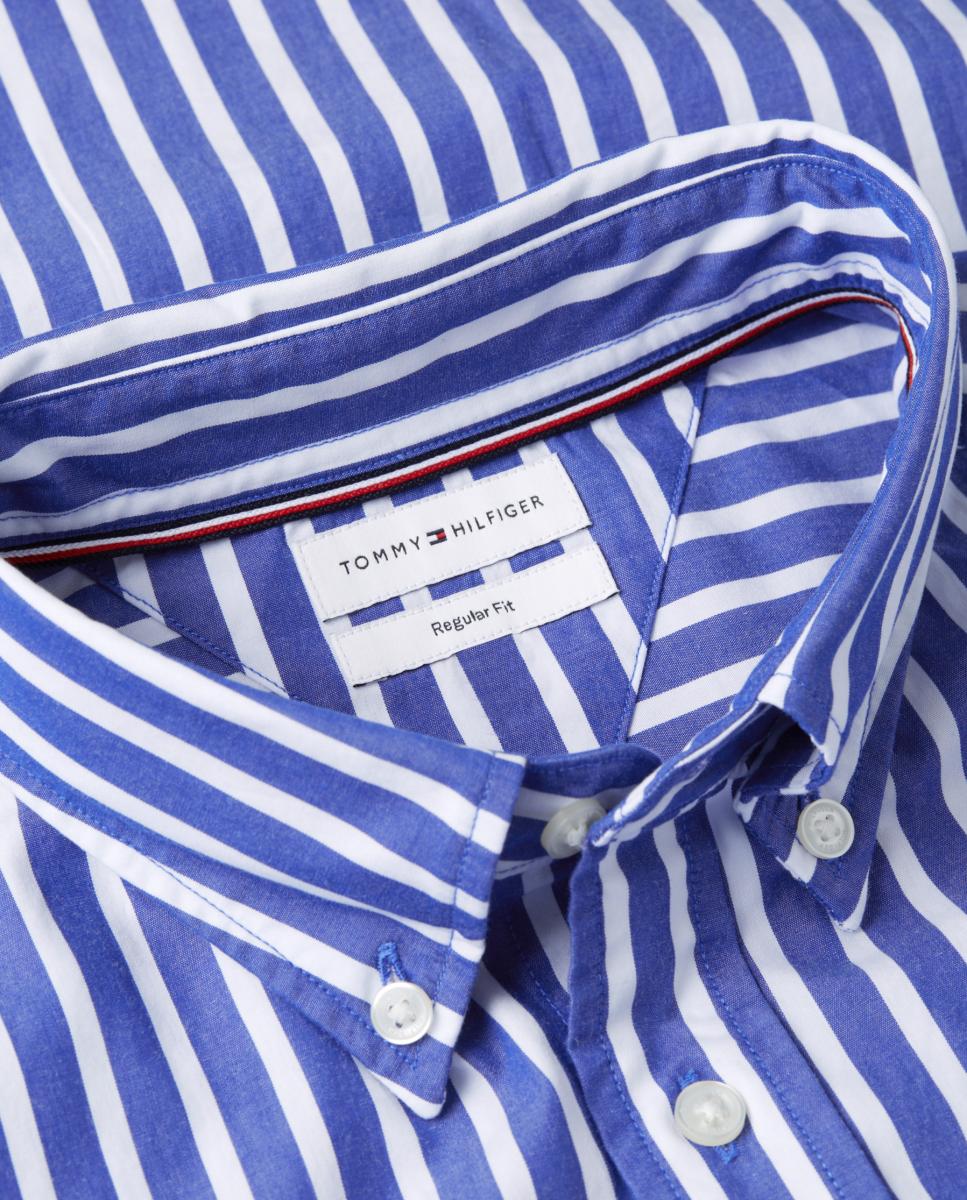 Camisa de caballero en popelín estampado - Tommy Hilfiger - Azul marino Azul marino-6