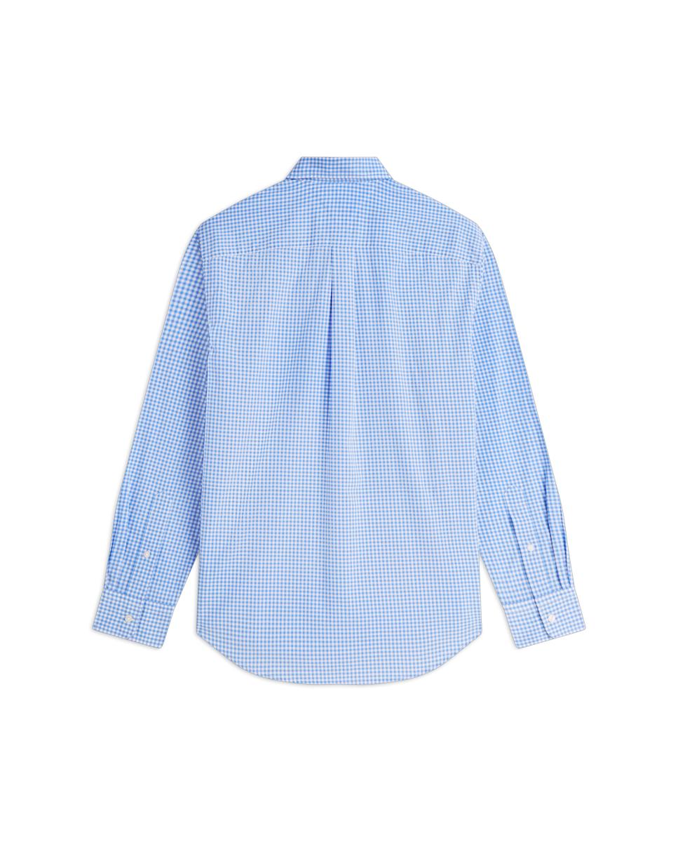 Camisa de Popelina com Estampado Azul-celeste-6