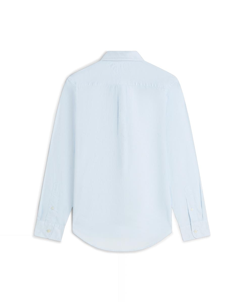 Camisa de Popelina com Estampado Azul-celeste-6
