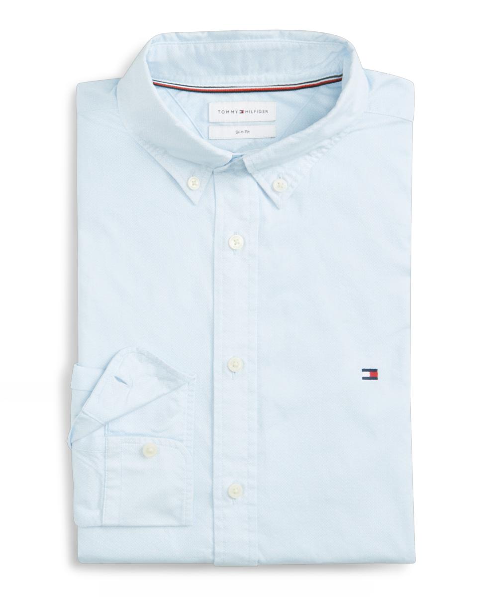Camisa de Popelina com Estampado Azul-celeste-7
