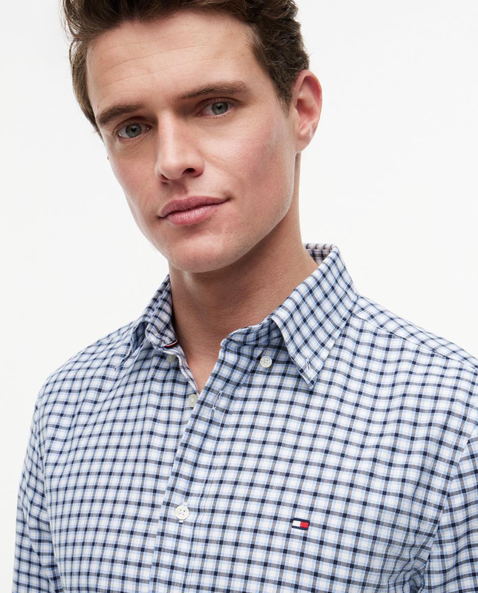 Camisa de caballero en popelín estampado - Tommy Hilfiger - Azul marino Azul marino-3