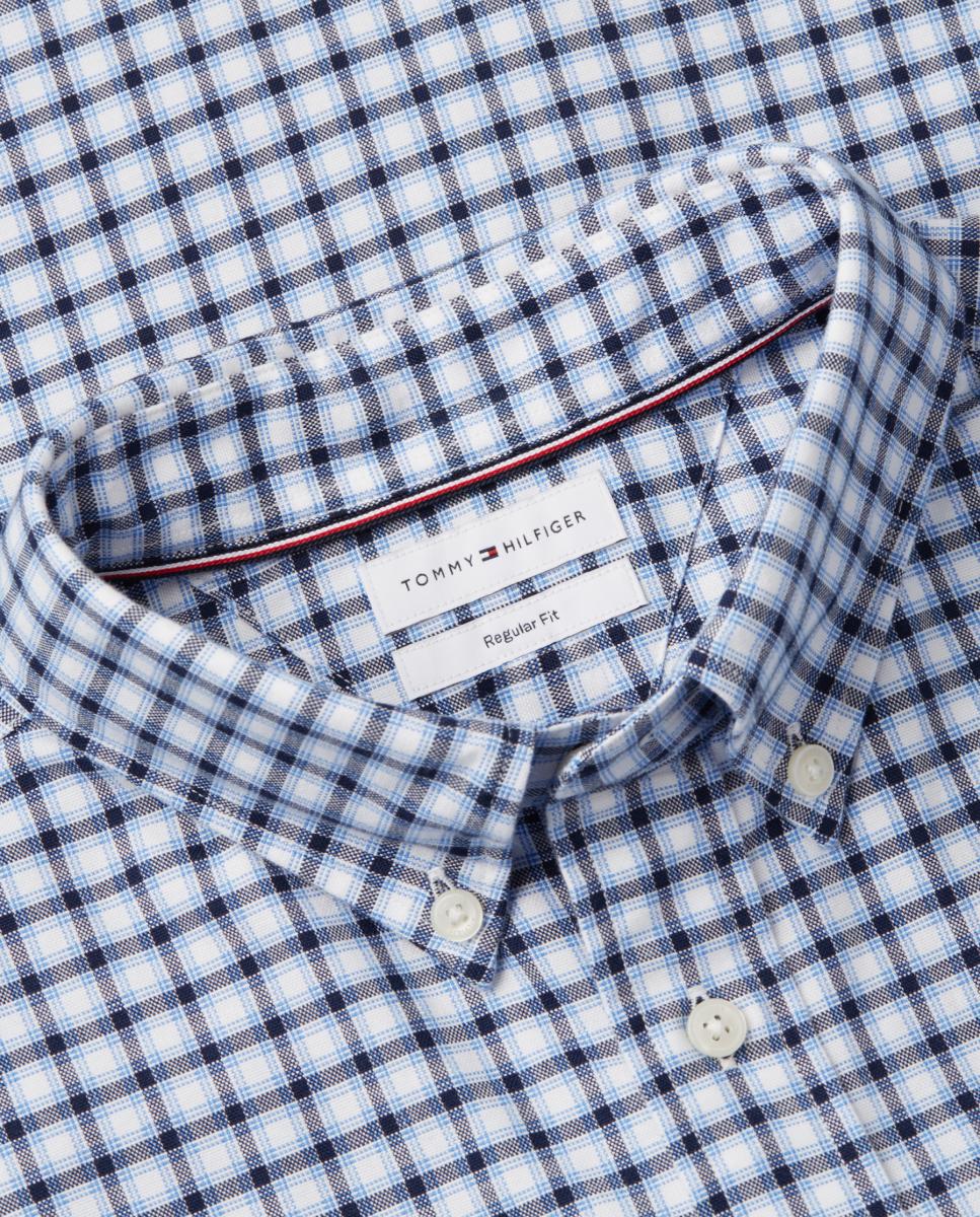 Camisa de caballero en popelín estampado - Tommy Hilfiger - Azul marino Azul marino-4