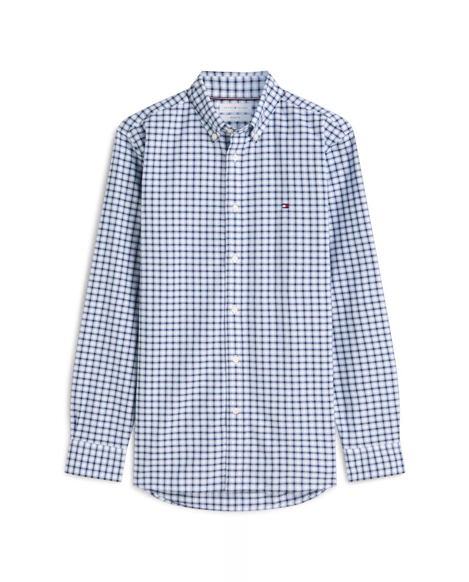 Camisa de caballero en popelín estampado - Tommy Hilfiger - Azul marino Azul marino-5