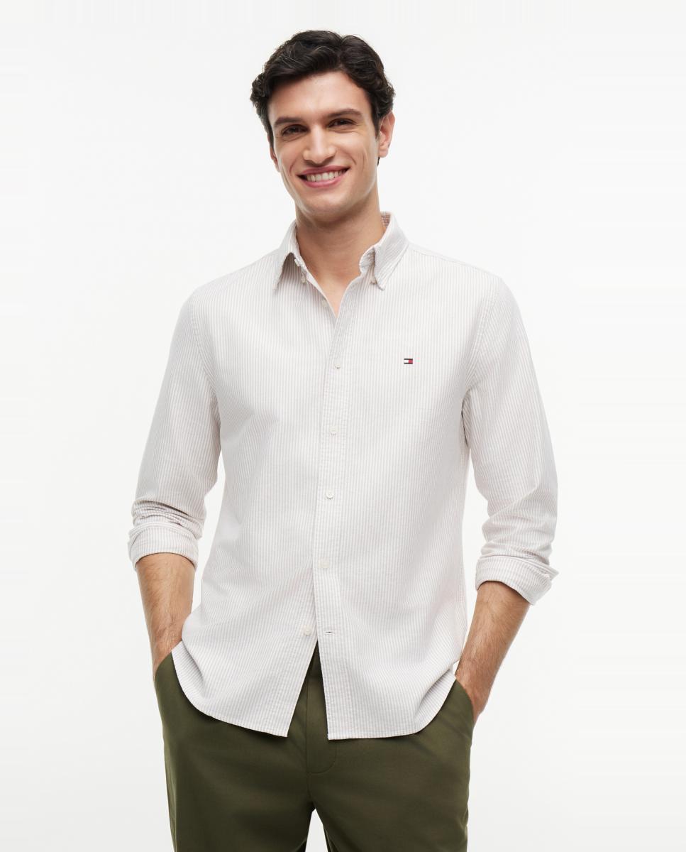 Imagem 0 de Camisa Oxford com Estampado