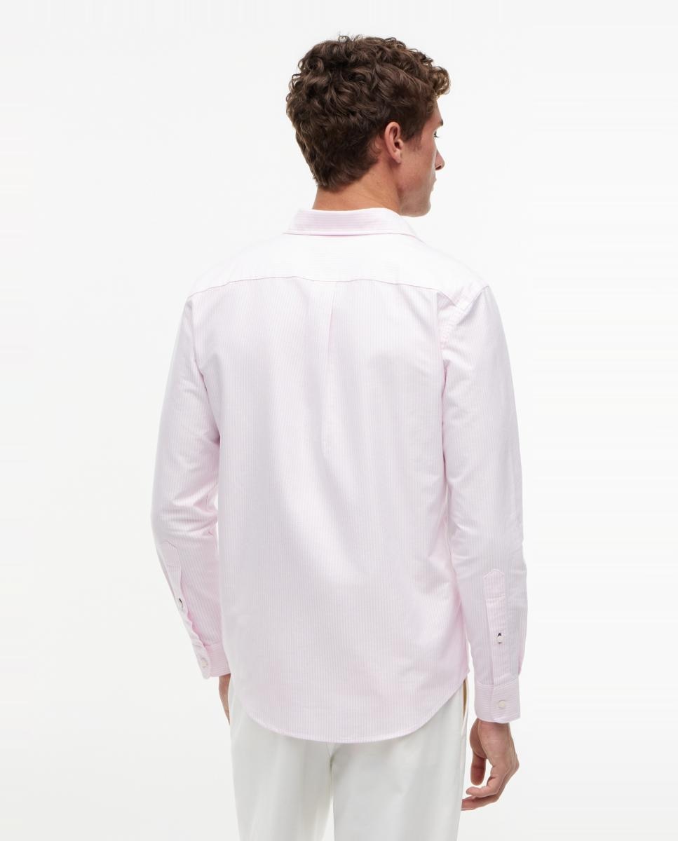 Camisa Oxford com Estampado Rosa-claro-2