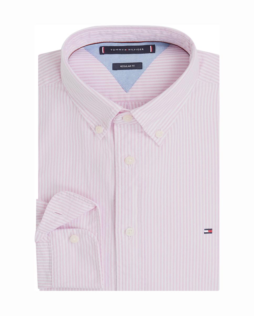 Camisa Oxford com Estampado Rosa-claro-8