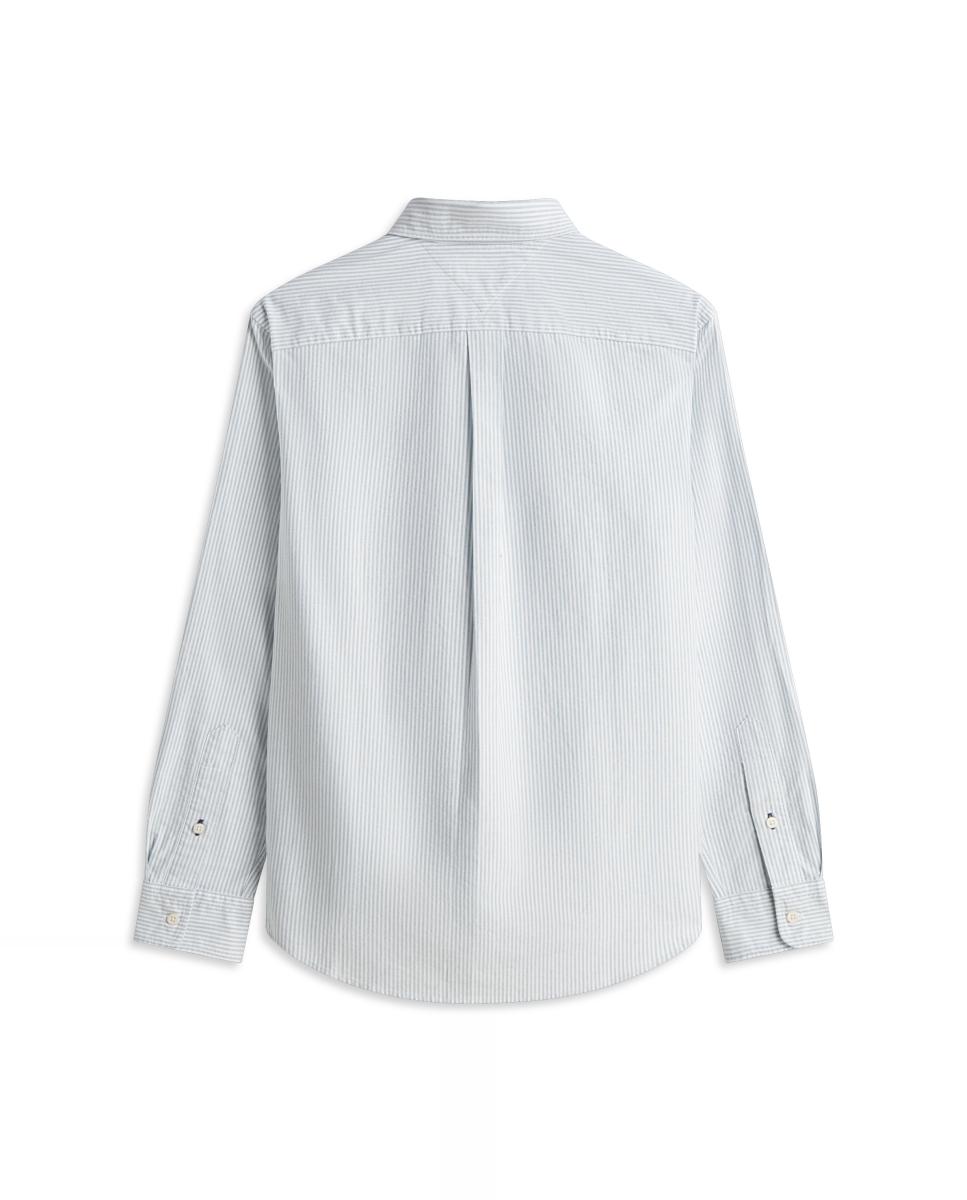 Camisa Oxford com Estampado Verde-7