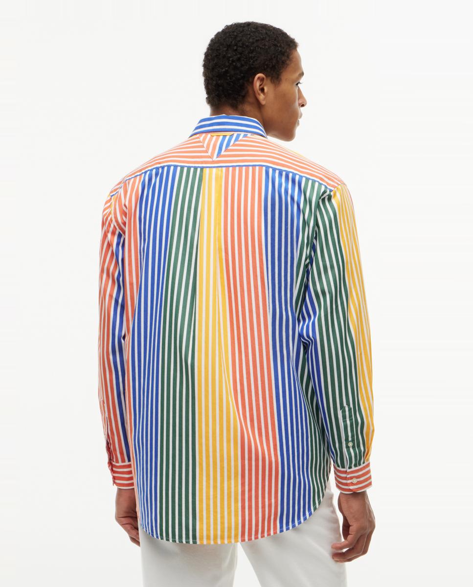 Camisa de Popelina com Estampado - Multicolor Multicolor-2