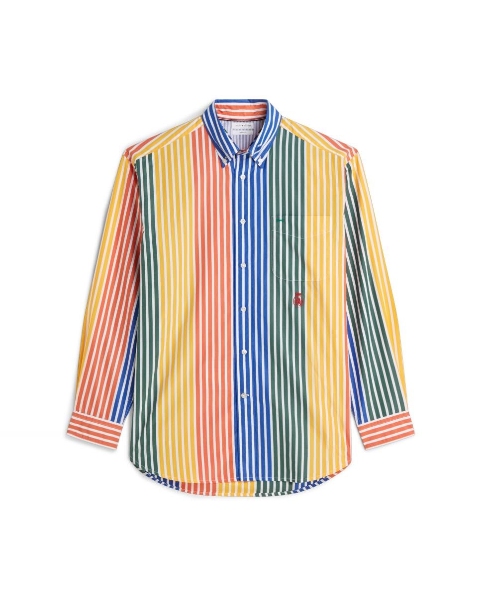 Camisa de Popelina com Estampado - Multicolor Multicolor-4