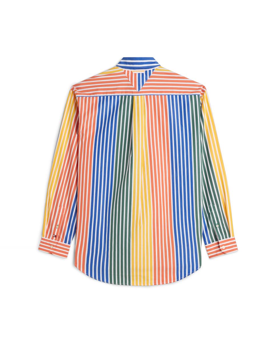 Camisa de Popelina com Estampado - Multicolor Multicolor-5