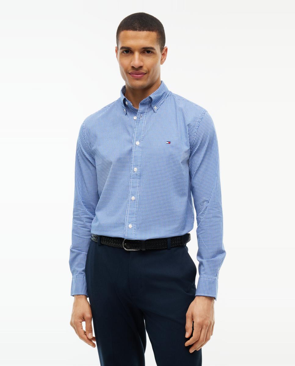 Camisa de Popelina Estampada Multicolor-1